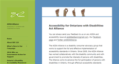 Desktop Screenshot of aodaalliance.org